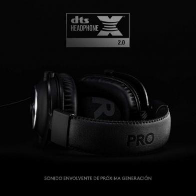 Auriculares Gaming con Micrófono Logitech G Pro X/ USB/ Negro