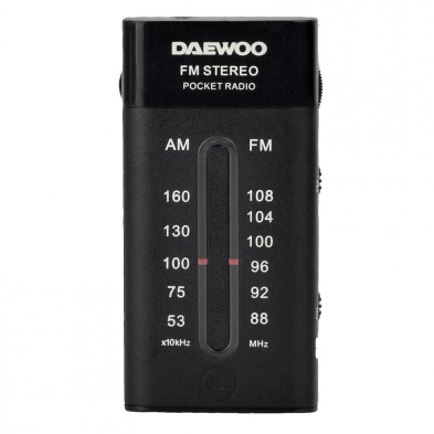 Radio Portátil Daewoo DW1109/ Negra
