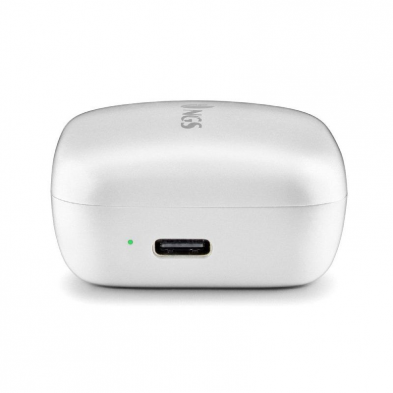 Auriculares Bluetooth NGS Ártica Move con estuche de carga/ Autonomía 7h/ Blancos