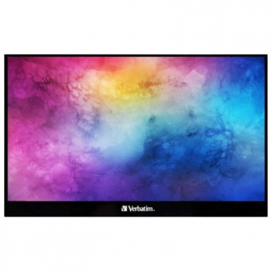 Monitor Portátil Verbatim PMT-14 14'/ Full HD/ Multimedia/ Negro
