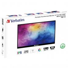 Monitor Portátil Verbatim PMT-14 14'/ Full HD/ Multimedia/ Negro
