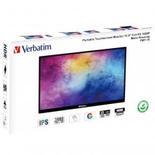 Monitor Portátil Verbatim PMT-15 15.6'/ Full HD/ Multimedia/ Negro