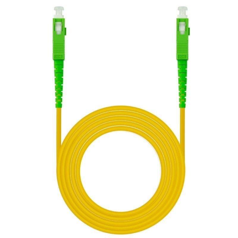 Cable de Fibra Óptica G657A2 Nanocable 10.20.0010/ LSZH/ 10m/ Amarillo