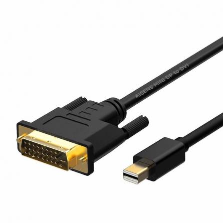 Adaptador Aisens A125-0363/ Mini Displayport Macho - DVI Macho - Imagen 1