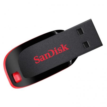 Pendrive 128GB SanDisk Cruzer Blade USB 2.0 - Imagen 1