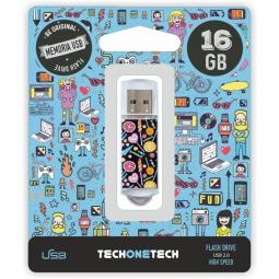 Pendrive 16GB Tech One Tech Candy Pop USB 2.0 - Imagen 1