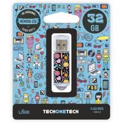 Pendrive 32GB Tech One Candy Pop USB 2.0 - Imagen 1