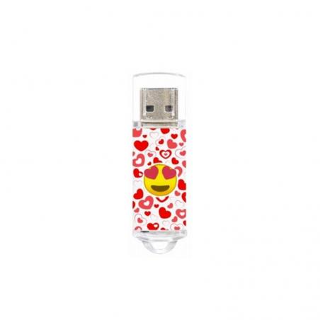 Pendrive 32GB Tech One Tech Emojis Heart Eyes USB 2.0 - Imagen 2