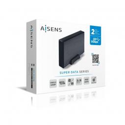 Caja Externa para Disco Duro de 3.5' Aisens ASE-3530B/ USB 3.1 - Imagen 1