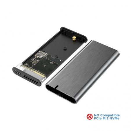 Caja Externa para Disco Duro SSD M.2 SATA Aisens ASM2-007GRY/ USB 3.1 Gen1/ Sin Tornillos - Imagen 3