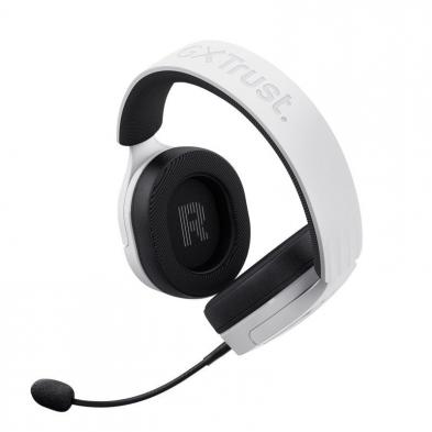 Auriculares Gaming Inalámbricos con Micrófono Trust Gaming GXT 491 Fayzo/ Bluetooth/ Jack 3.5/ Blancos