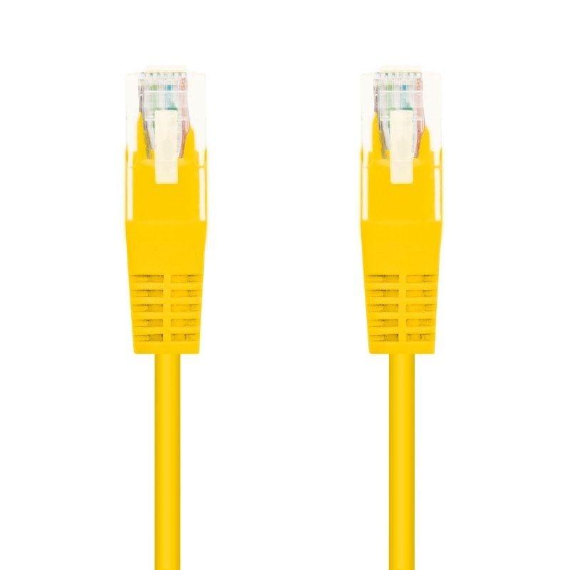 Cable de Red RJ45 UTP Nanocable 10.20.0400-Y Cat.6/ 50cm/ Amarillo