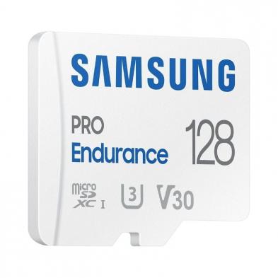 Tarjeta de Memoria Samsung Pro Endurance 128GB microSD XC con Adaptador/ Clase 10/ 100MBs