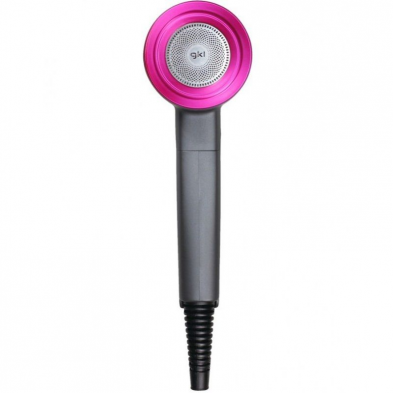 Secador GKL TOPAZ S2100/ 2200W/ Iónico/ Rosa y Gris