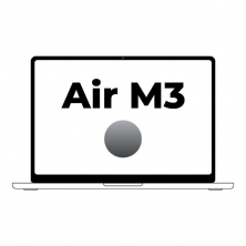 Apple Macbook Air 13,6'/ M3 8-Core CPU/ 8Gb/ 256Gb SSD/  8-Core GPU/ Gris Espacial