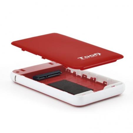 Caja Externa para Disco Duro de 2.5' TooQ TQE-2528R/ USB 3.1/ Sin tornillos - Imagen 3