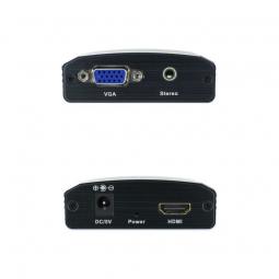 Adaptador Nanocable 10.16.2101-BK/ HDMI Hembra - VGA Hembra/ Jack 3.5 Hembra - Imagen 2