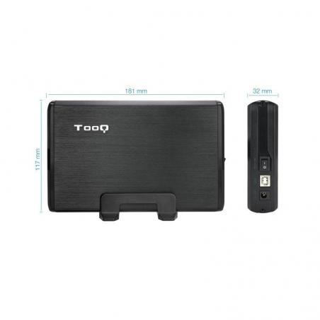 Caja Externa para Disco Duro de 3.5' TooQ TQE-3509B/ USB 2.0 - Imagen 5
