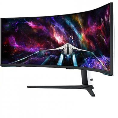 Monitor Gaming Ultrapanorámico Curvo Samsung Odyssey Neo G9 S57CG952NU 57'/ Dual UHD/ 1ms/ 240Hz/ VA/ Blanco