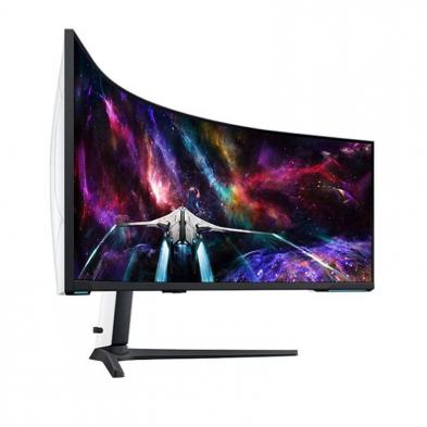 Monitor Gaming Ultrapanorámico Curvo Samsung Odyssey Neo G9 S57CG952NU 57'/ Dual UHD/ 1ms/ 240Hz/ VA/ Blanco