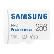 Tarjeta de Memoria Samsung Pro Endurance 256GB microSD XC con Adaptador/ Clase 10/ 100MBs