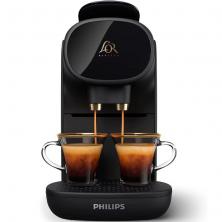 Cafetera de Cápsulas Philips L'Or Barista Sublime LM 9012/60/ Compatible cápsulas Nespresso y L'OR/ Negra