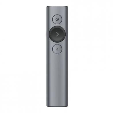 Presentador Inalámbrico por Bluetooth Logitech Spotlight Presentation Remote/ 2.4GHz/ Gris Pizarra