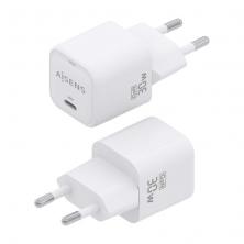 Cargador de Pared Aisens ASCH-30W1P018-W/ 1xUSB Tipo-C/ 30W