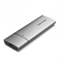 Caja Externa para Disco SSD M.2 SATA Vention KPFH0/ USB 3.1/ Sin tornillos