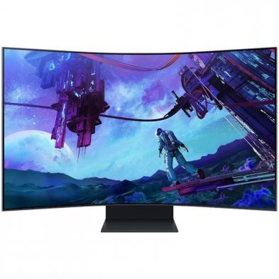 Monitor Gaming Curvo Samsung Odyssey Ark S55CG970NU 55'/ 4K/ 1ms/ 165Hz/ VA/ Smart TV/ Multimedia/ Negro