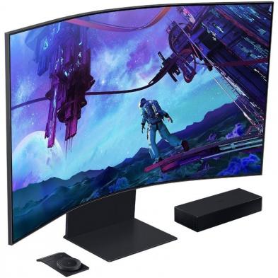 Monitor Gaming Curvo Samsung Odyssey Ark S55CG970NU 55'/ 4K/ 1ms/ 165Hz/ VA/ Smart TV/ Multimedia/ Negro