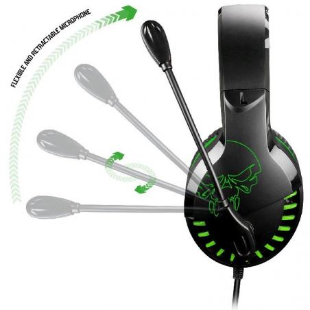 Auriculares Gaming con Micrófono Spirit of Gamer PRO-H3 Xbox Edition/ Jack 3.5/ Verdes - Imagen 2
