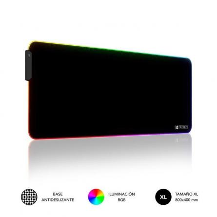 Alfombrilla Subblim MP-02RGB01 LED RGB XL/ 800 x 300 x 4 mm - Imagen 1