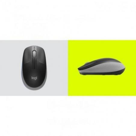 Ratón Inalámbrico Logitech M190/ Hasta 1000 DPI/ Gris Medio - Imagen 3