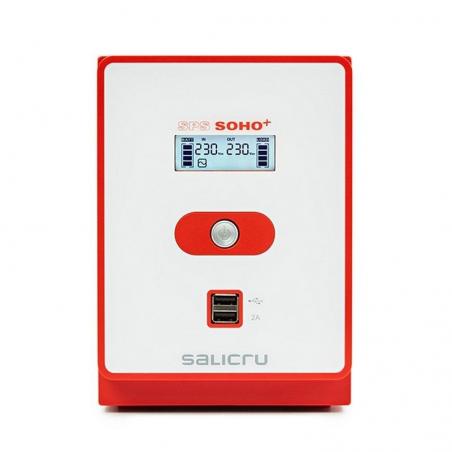 SAI Línea Interactiva Salicru SPS 1600 SOHO+ IEC/ 1600VA-960W/ 6 Salidas/ Formato Torre - Imagen 2