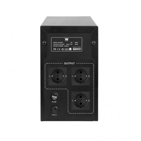 SAI Línea Interactiva Woxter UPS 1200 VA/ 1200VA-720W/ 3 Salidas/ Formato Torre - Imagen 2