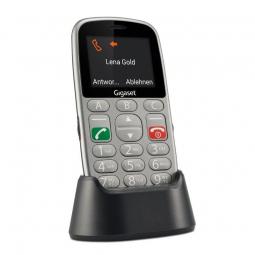 Teléfono Móvil Gigaset GL390 para Personas Mayores/ Gris - Imagen 1