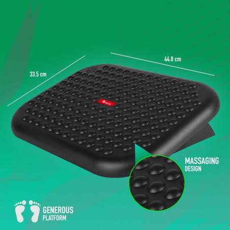 Reposapiés Ergonómico/ Inclinable/ Ajustable NGS Footnest/ 448 x 335mm - Imagen 2