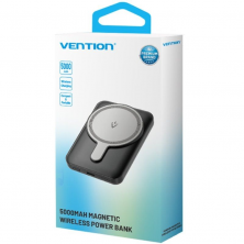 Powerbank 5000mAh Vention FHSW0/ 20W/ Wireless/ Blanco