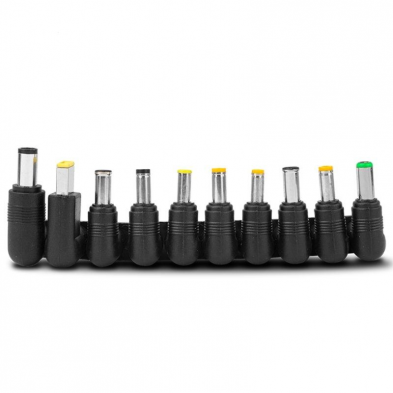 Cargador de Portátil Nox 65W/ 65W/ Automático/ 10 Conectores/ Voltaje 15-20V