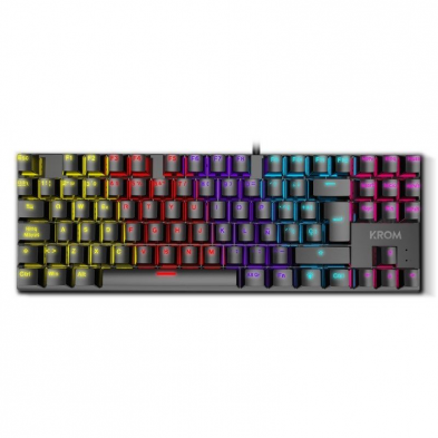 Teclado Gaming Mecánico Krom Kasic TKL/ Negro