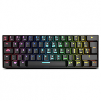 Teclado Gaming Mecánico Inalámbrico Krom Kluster/ Negro