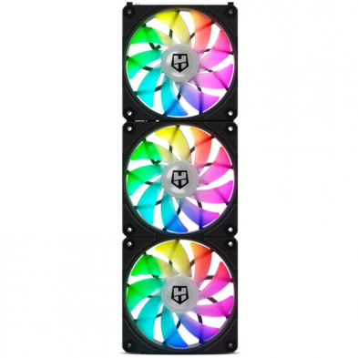 Pack 3 Ventiladores Nox Easy Link/ ARGB/ 12cm