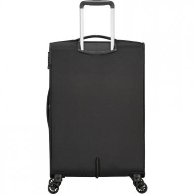 Maleta Mediana American Tourister Crosstrack Spinner Expansible 67cm/ 67.5x42x27.5cm/ 4 Ruedas/ Gris y Rojo