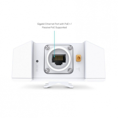 Punto de Acceso Inalámbrico TP-Link Omada EAP650-OUTDOOR/ WiFi 6/ PoE+/ 3000Mbps/ 2.4GHz 5GHz/ Antenas de 5dBi/ WiFi 802.11 ax/a
