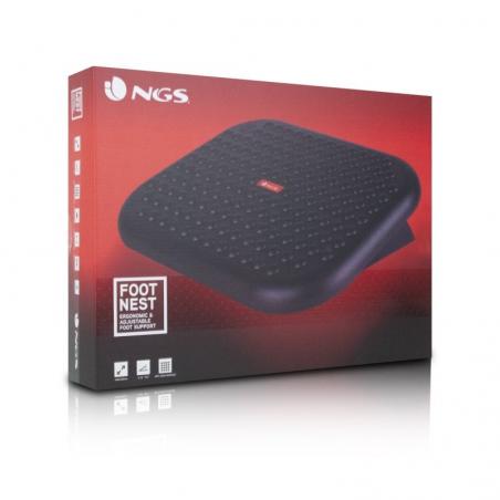 Reposapiés Ergonómico/ Inclinable/ Ajustable NGS Footnest/ 448 x 335mm - Imagen 5