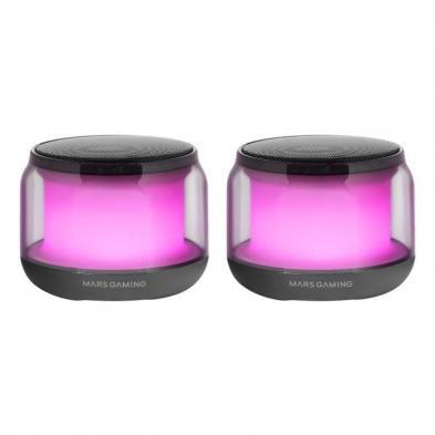 Altavoces con Bluetooth Mars Gaming MS-AURA/ 15W/ 2.0