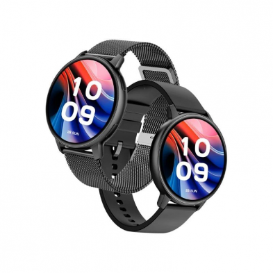 Smartwatch SPC Smartee Duo Classic 9652N/ Notificaciones/ Frecuencia Cardíaca/ GPS/ Negro/ Incluye Correa Extra