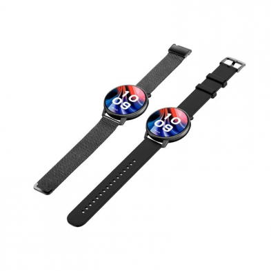 Smartwatch SPC Smartee Duo Classic 9652N/ Notificaciones/ Frecuencia Cardíaca/ GPS/ Negro/ Incluye Correa Extra