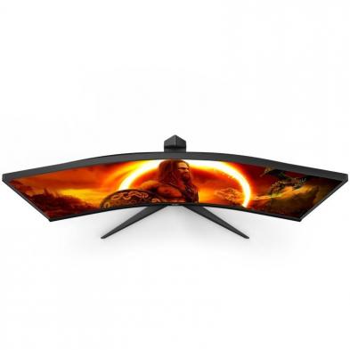 Monitor Gaming Ultraparonámico Curvo AOC CU34G2XP/BK 34'/ WQHD/ 1ms/ 180Hz/ VA/ Negro